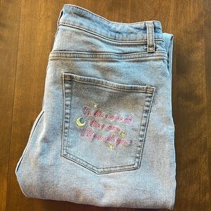 Sailor Moon Women’s Jean, Size 11, Color Light Denim Wash